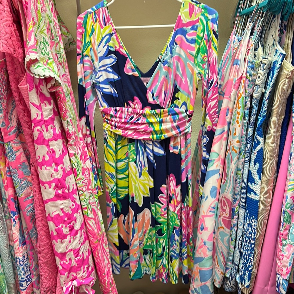 Lilly pulitzer long sleeve dress small